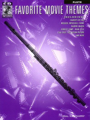 Favorite Movie Themes for Flute — Book/Online Audio (Hal Leonard)