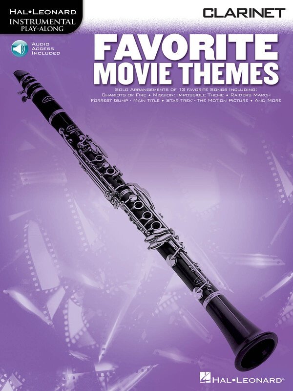 Favorite Movie Themes for Clarinet — Book/Online Audio (Hal Leonard)