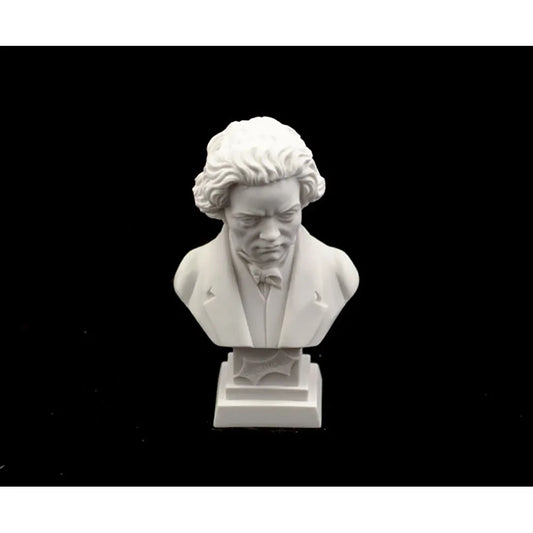 7cm Crushed Marble Beethoven Bust