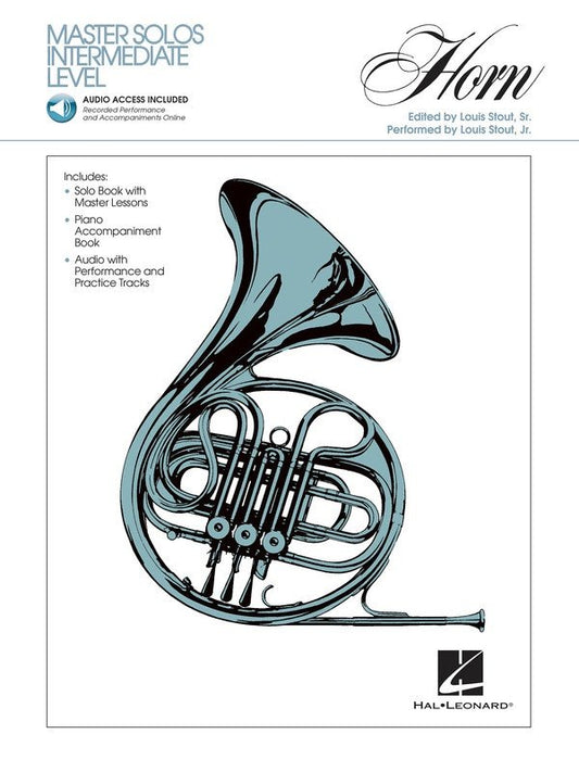 Master Solos Intermediate Level — French Horn, Book/Online Audio (Hal Leonard)