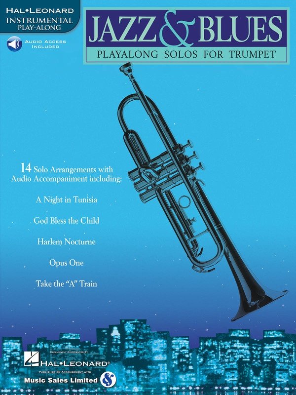Jazz And Blues Play Along Trumpet Bk/Ola (Hal Leonard)