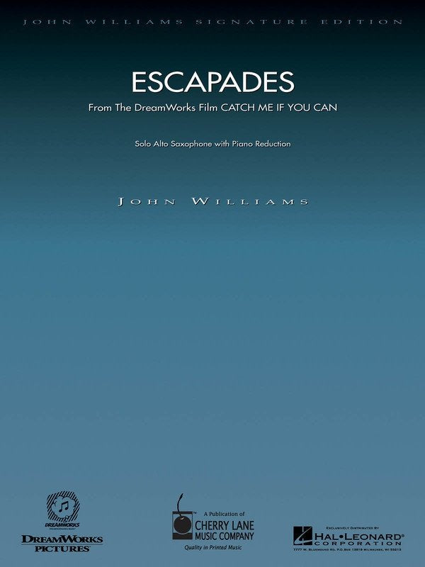 Escapades (Catch Me If You Can) Alto Sax/Piano (Cherry Lane Music)