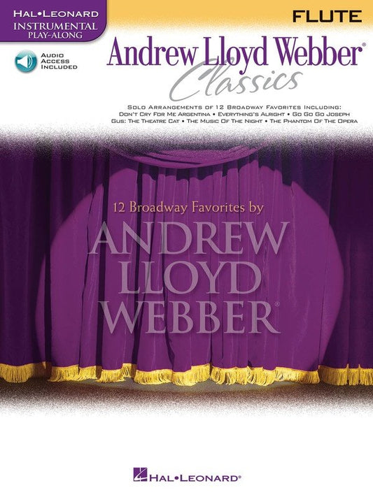 Andrew Lloyd Webber Classics — Flute, Book/CD (Hal Leonard Instrumental Play-Along)