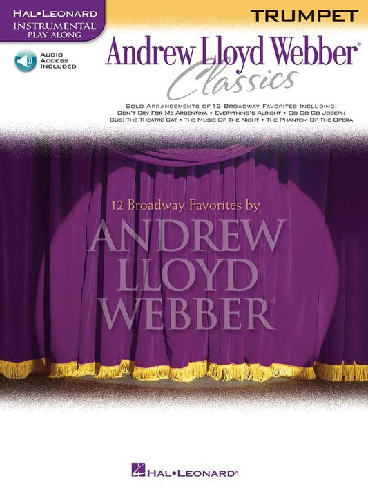 Andrew Lloyd Webber Classics — Trumpet, Book/CD (Hal Leonard Instrumental Play-Along)