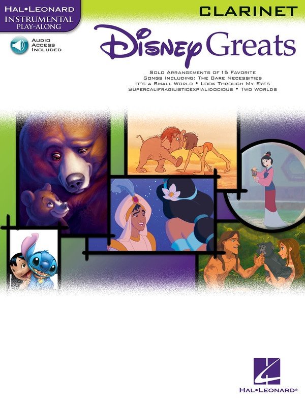 Disney Greats — Clarinet Solo, Book/Online Audio (Hal Leonard Instrumental Play-Along)