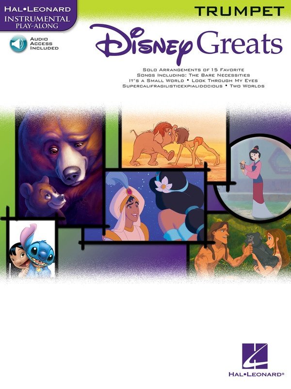 Disney Greats — Trumpet, Book/Online Audio (Hal Leonard Instrumental Play-Along)