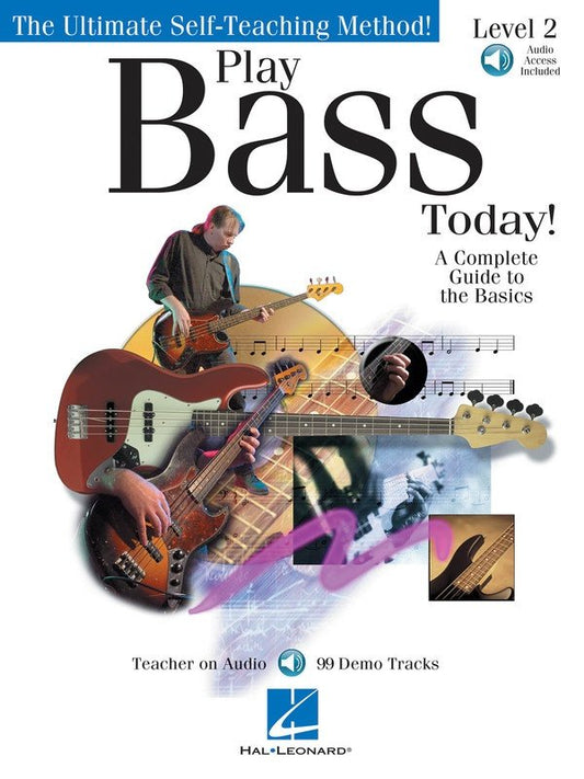 Play Bass Today Level 2 — Bass TAB, Book/CD (Hal Leonard Play Today)