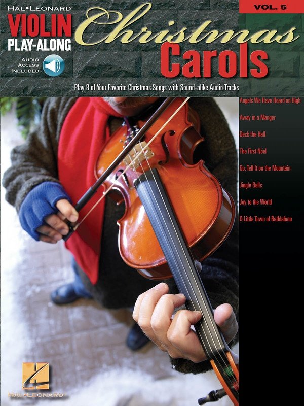 Christmas Carols Violin Play-Along Vol. 5 — Book/Online Audio (Hal Leonard Violin Play-Along)