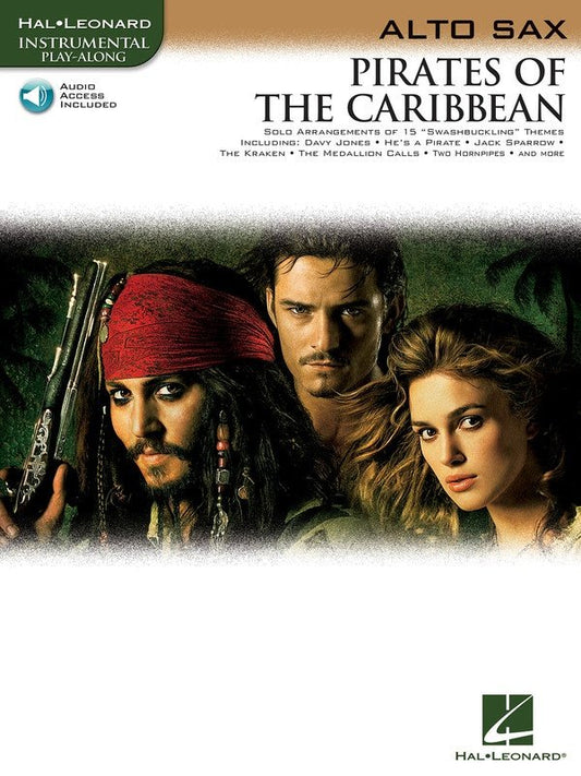 Pirates of the Caribbean — Alto Sax, Book/Online Audio (Hal Leonard Instrumental Play-Along)