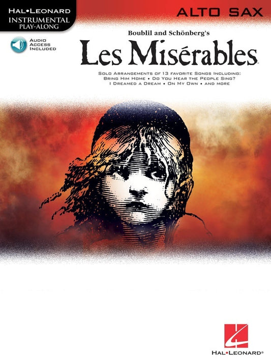 Les Miserables Alto Sax Book/Online Audio
