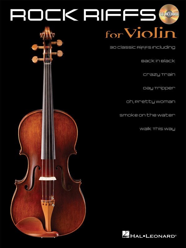 Rock Riffs — Violin, Book/CD (Hal Leonard)