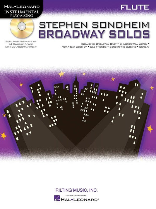 Stephen Sondheim Broadway Solos — Flute, Book/CD (Hal Leonard)