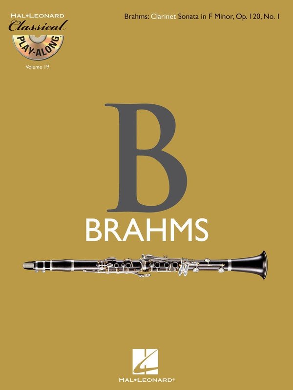 Classical Play-Along: Clarinet Sonata, Op. 120 — Clarinet, Book/CD (Hal Leonard)