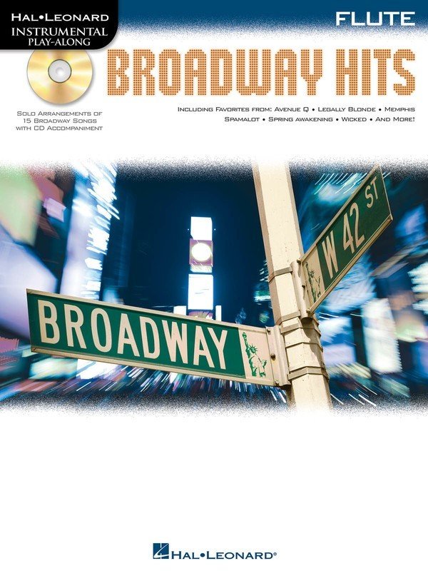 Broadway Hits — Flute, Book/CD (Hal Leonard)