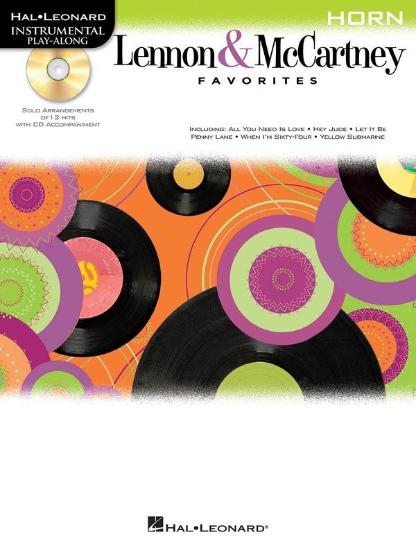 Lennon & McCartney Favorites — French Horn, Book/CD (Hal Leonard Instrumental Play-Along)
