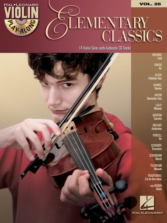 Elementary Classics — Violin Play-Along Vol. 26, Book/CD (Hal Leonard)