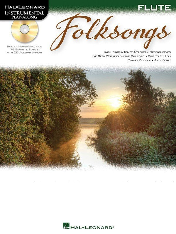 Folksongs — Flute, Book/CD (Hal Leonard)