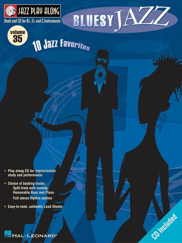 Bluesy Jazz — Jazz Play-Along Vol. 35, Book/CD (Hal Leonard)