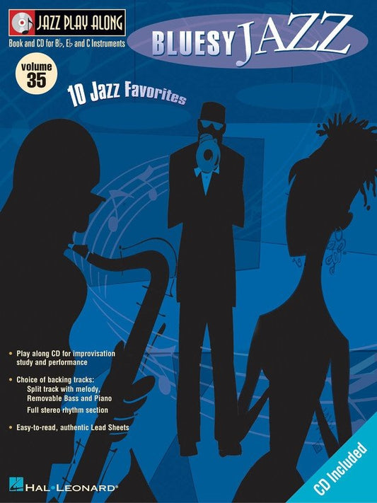 Bluesy Jazz — Jazz Play-Along Vol. 35, Book/CD (Hal Leonard)