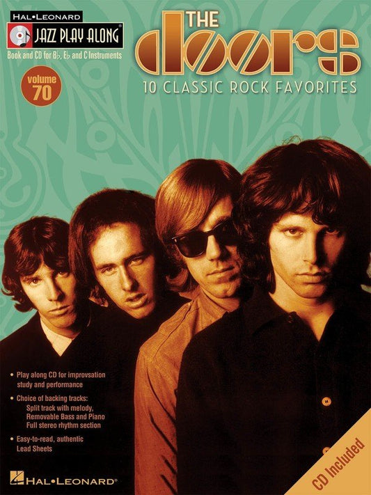 The Doors — Jazz Play-Along Vol. 70, Book/CD (Hal Leonard)