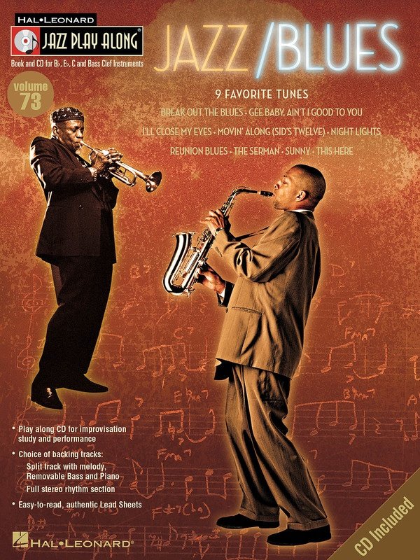 Jazz/Blues — Jazz Play-Along Vol. 73, Book/CD (Hal Leonard)