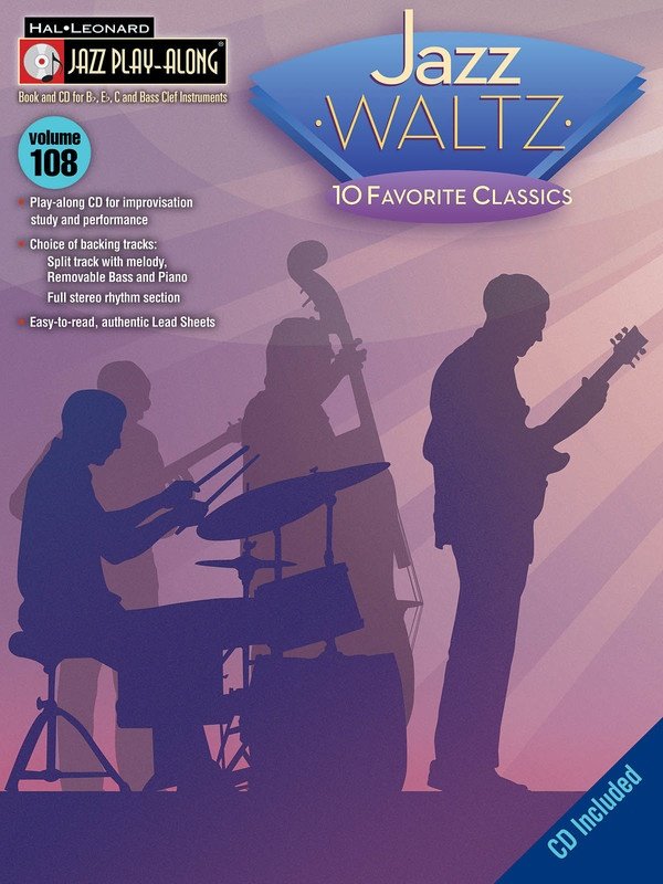 Jazz Waltz — Jazz Play-Along Vol. 108, Book/CD (Hal Leonard)