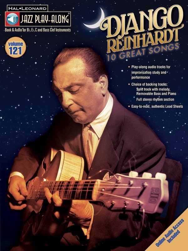 Django Reinhardt — Jazz Play-Along Vol. 121, Book/Online Audio (Hal Leonard)