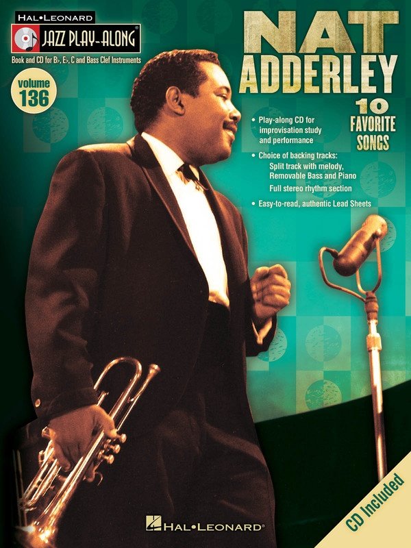 Nat Adderley — Jazz Play-Along Vol. 136, Book/CD (Hal Leonard)