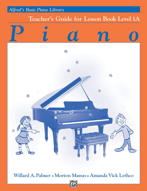 Alfred's Basic Piano Library Teacher's Guide Lesson Book 1A by Palmer, Manus, Lethco - SKU 8431