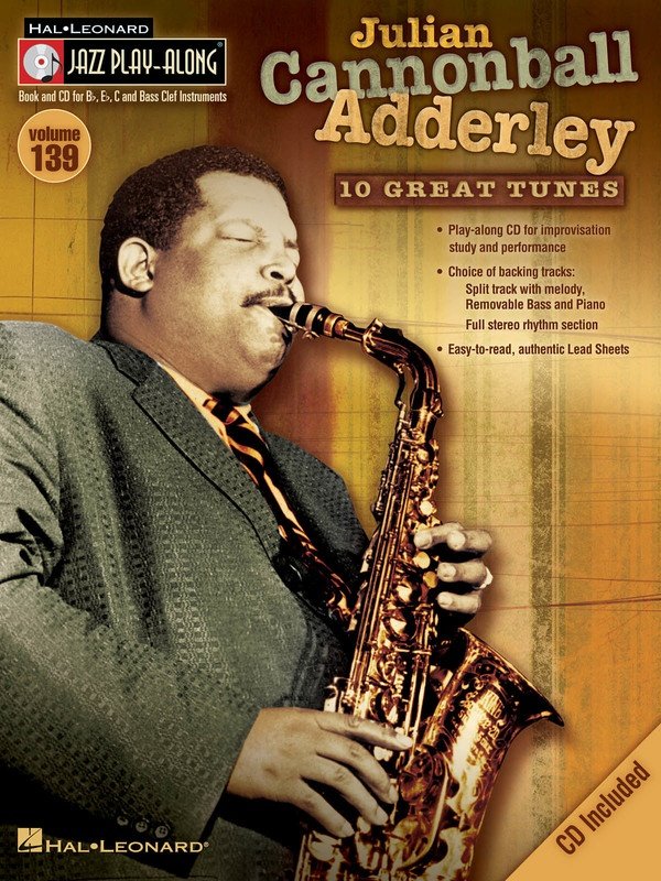Cannonball Adderley — Jazz Play-Along Vol. 139, Book/CD (Hal Leonard)