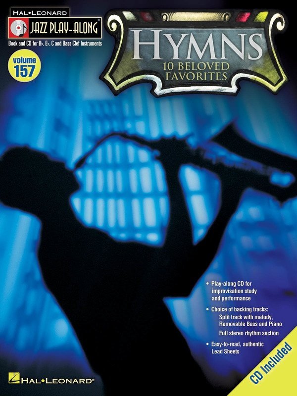 Hymns — Jazz Play-Along Vol. 157, Book/CD (Hal Leonard)