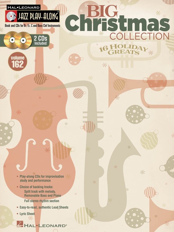 Big Christmas Collection — Jazz Play-Along, Book/2CD (Hal Leonard)