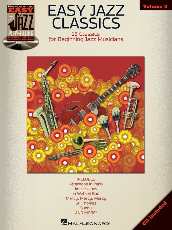 Easy Jazz Classics — Easy Jazz Play-Along Vol. 3, Book/CD (Hal Leonard)