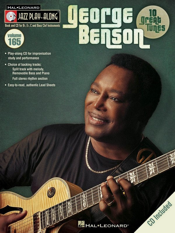 George Benson — All Instruments, Lead Sheet, Vol. 165 Book/CD (Hal Leonard Jazz Play-Along)