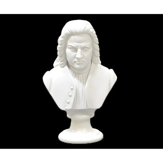 15cm Crushed Marble Composer Bust by Cav. Arnaldo Giannelli