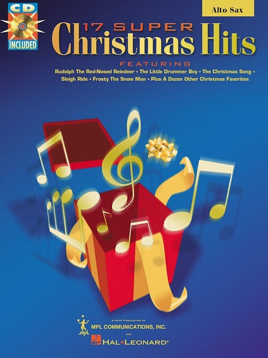 Super Xmas SoloTrax 17 Alto Sax Book/CD