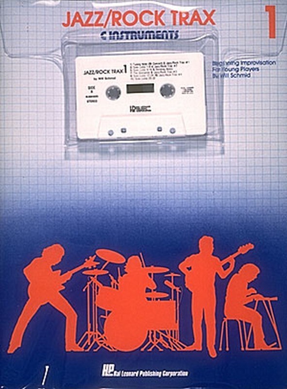 Jazz Rock Trax C Instr Book/Cass
