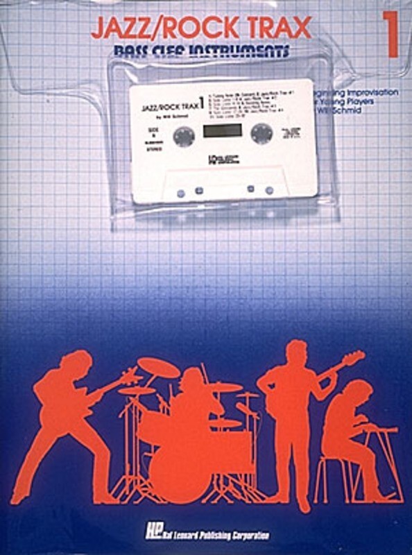 Jazz Rock Trax Bass Cleff Book/Cass
