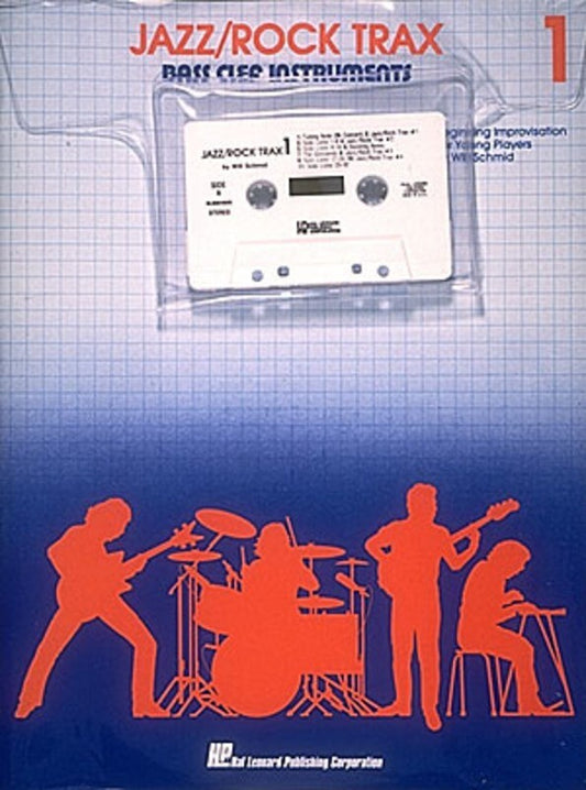 Jazz Rock Trax Bass Cleff Book/Cass