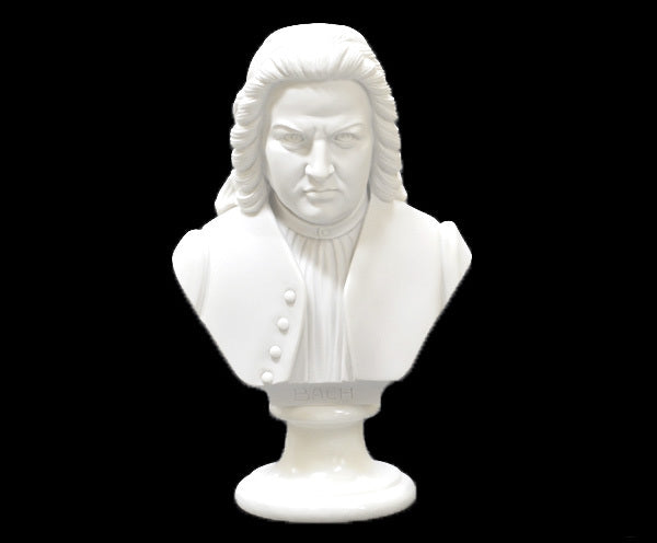 Bust 30cm-Crushed Marble Bach