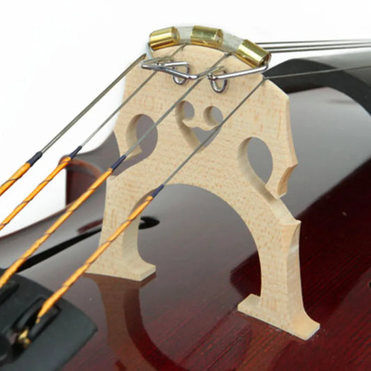 Cello Slide-On Wire Mute with Brass and Steel Construction
