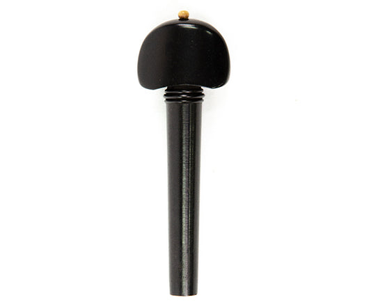 Cello Peg-Ebony White Ball
