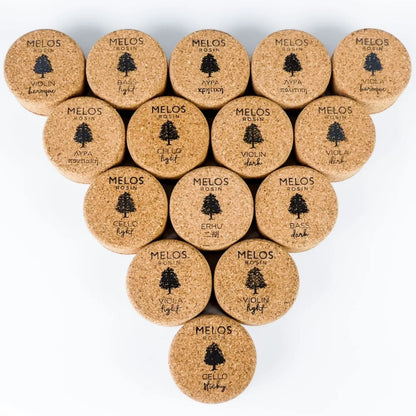 Melos Dark Cello Rosin - Handmade, Strong Grip, Full Tone, Low Temp Endurance — view 4