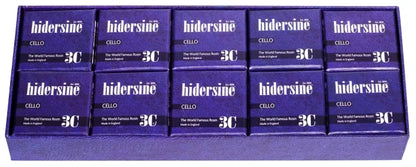 Hidersine 3C Cello Rosin - Medium Cake, Light Amber, Grip Profile #4, 20g, Artisanal, Suitable for All Players, Made in England — view 3