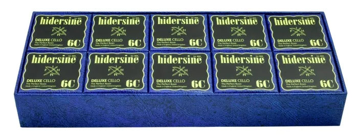Hidersine De-Luxe 6C Cello Rosin - Dark Soft Rosin for Advanced Players, 30g, Hand-Mixed, Hand-Poured, Grip Profile Rating GPR #6 — view 4