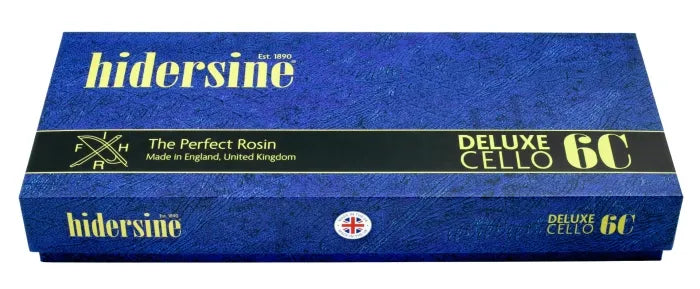 Hidersine De-Luxe 6C Cello Rosin - Dark Soft Rosin for Advanced Players, 30g, Hand-Mixed, Hand-Poured, Grip Profile Rating GPR #6 — view 3
