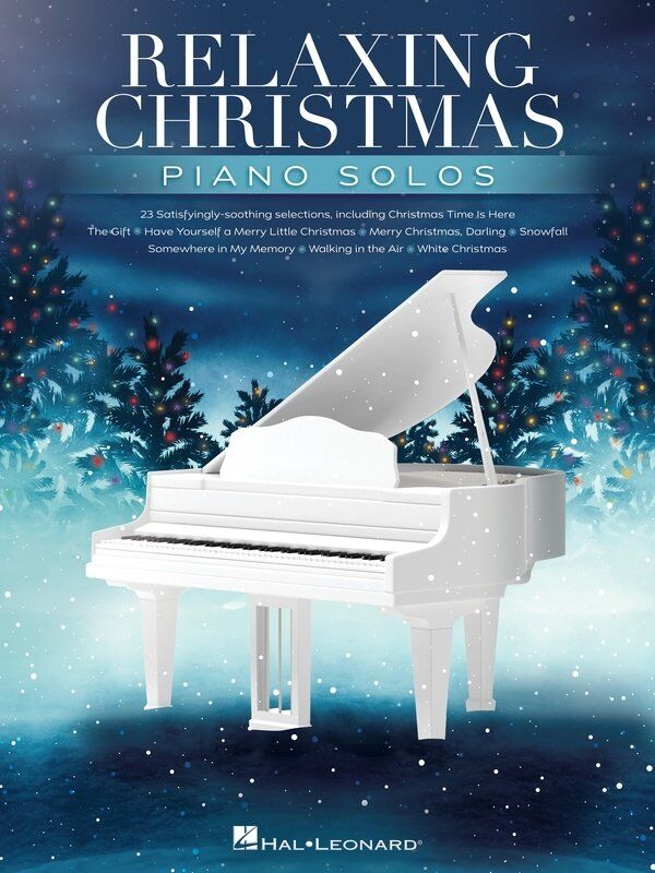Relaxing Christmas Piano Solos by Hal Leonard, 64 Pages, Piano Solo Format