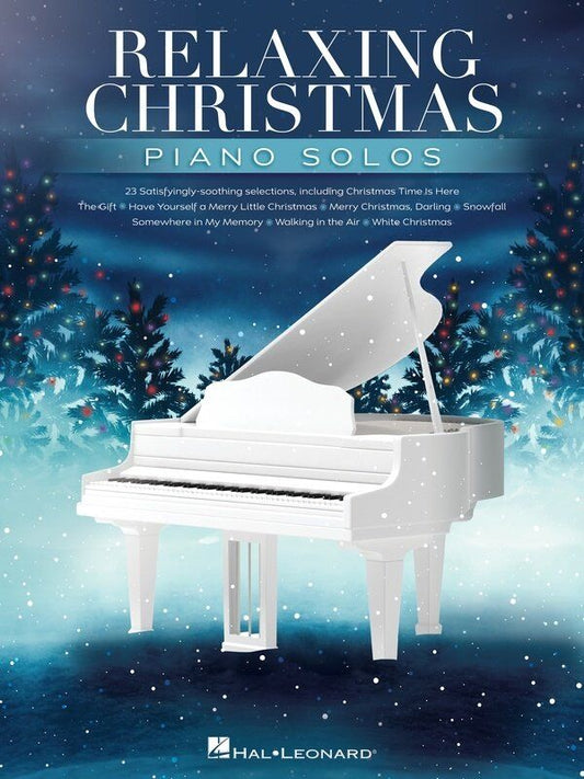 Relaxing Christmas Piano Solos by Hal Leonard, 64 Pages, Piano Solo Format