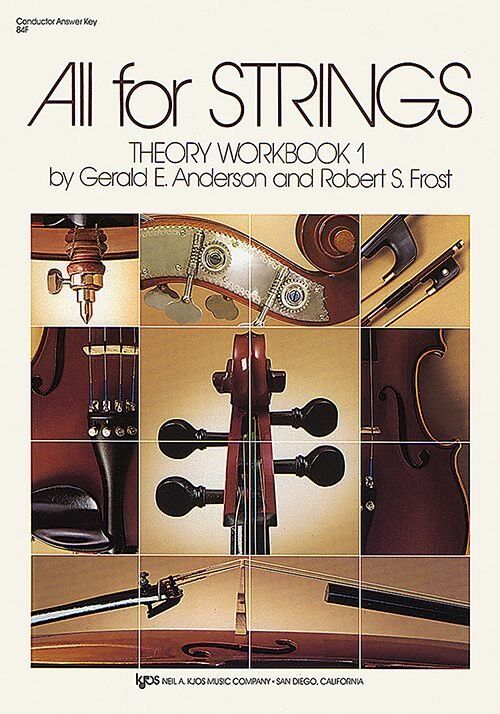 All for Strings Theory Workbook 1 Conductor/Answer Key by Neil A. Kjos Music Company