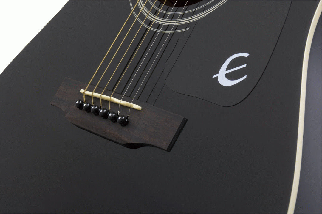 Epiphone DR100 Acoustic Guitar Ebony — view 2